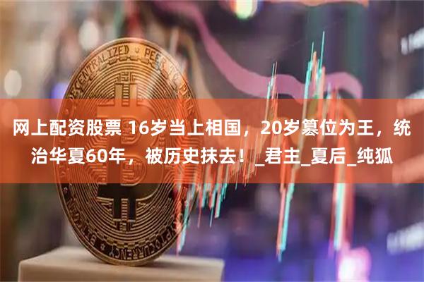 网上配资股票 16岁当上相国，20岁篡位为王，统治华夏60年，被历史抹去！_君主_夏后_纯狐