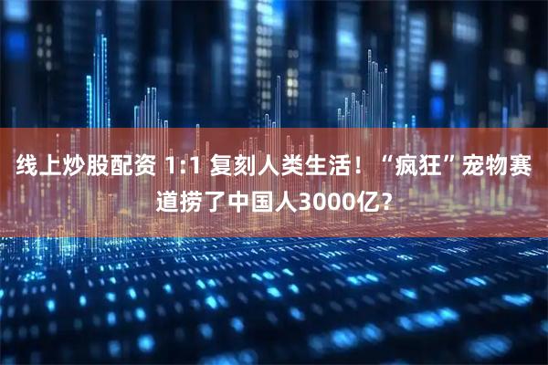 线上炒股配资 1:1 复刻人类生活！“疯狂”宠物赛道捞了中国人3000亿？